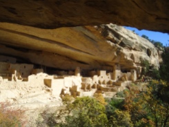 Check it out. This is Cliff Palace at Mesa Verde National Park. We took a tour of these ruins that date back to 1200 A.D. It's absolutely mind-blowing to think that people lived there. I think humans used to be pretty interesting. What happened to us?